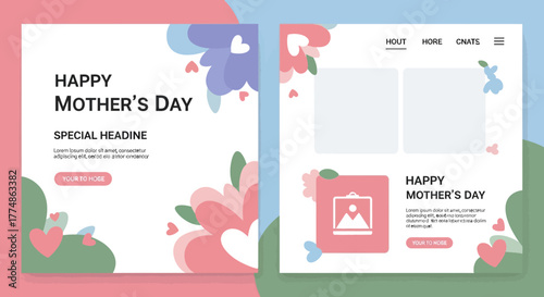 Happy Mothers Day Special Celebration Graphics.