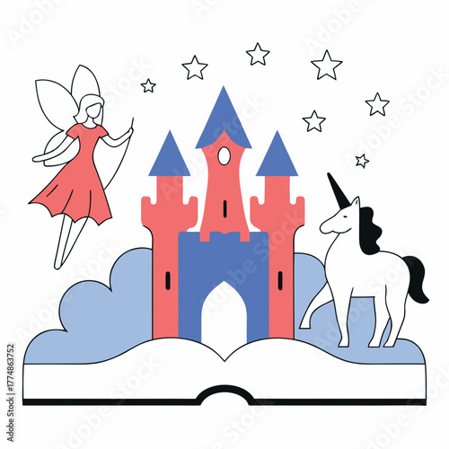 Underwater Ocean World vector illustration