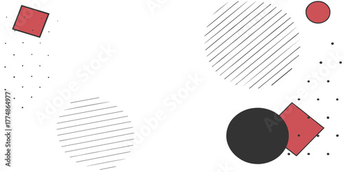 Japanese flag symbol on a reflective sphere with an abstract vector background illustration