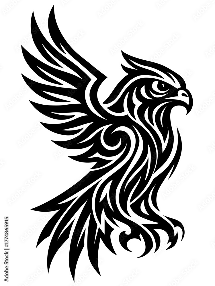 Obraz premium Tribal Falke