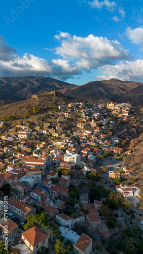 Volissos village at north C...