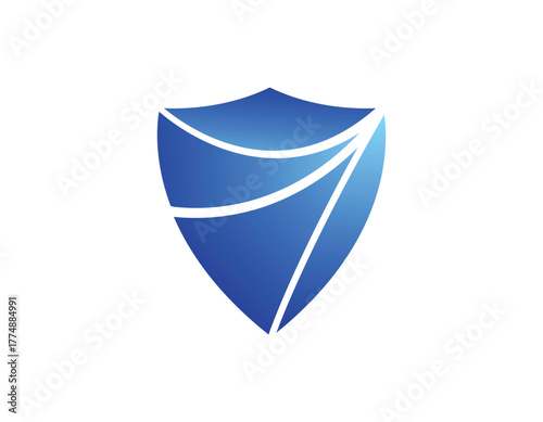 Creative Shield Design Logo Illustration