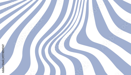Abstract wavy stripes pattern with a retro psychedelic optical illusion effect.