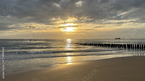 Wallpaper Mural North Sea Sunset Torontodigital.ca