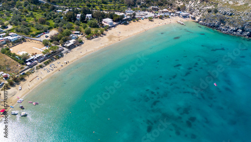 Rhodes, Greece. Lindos smal...