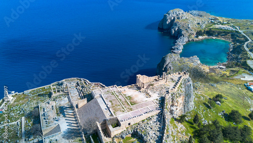 Rhodes, Greece. Lindos smal...