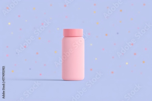 A transparent green capsule with white granules