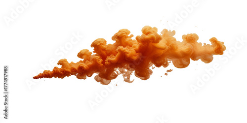 orange. bright paint color powder festival background.	