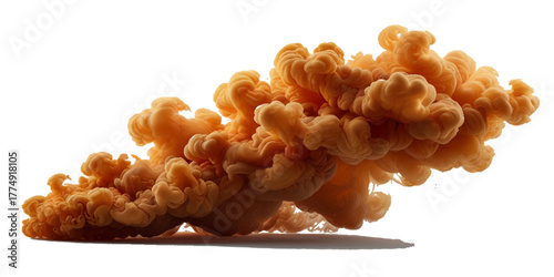 orange. bright paint color powder festival background.	
