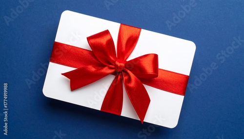 Gift Card with Red Ribbon