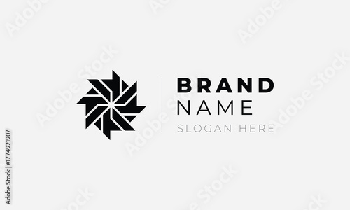 Vector Abstract Floral Logo Design