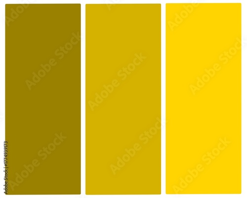 Yellow gradient color illustration. Deep yellow gradient color in a box. Hand drawn yellow color for design.