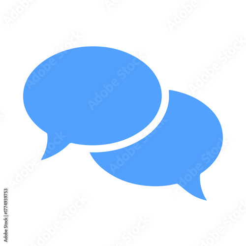 Message or text icon, chat communication symbol, digital conversation illustration representing online messaging, mobile texting, and social interaction concept