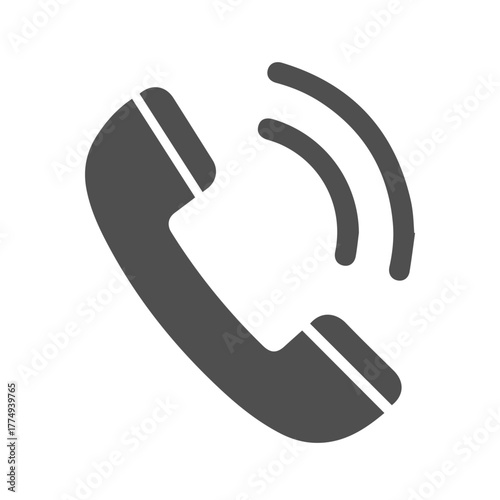 Phone call icon, communication symbol, mobile and landline connection illustration representing contact, customer service, and digital conversation concept