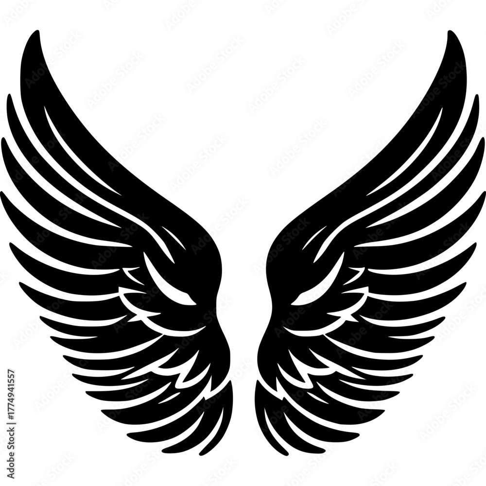 Fototapeta premium Angel Wings Icon