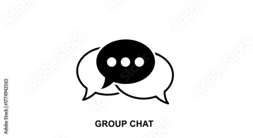 A collection of clean, minimalist line-style icons representing various communication methods essential for modern workplaces, including email, phone calls, group chats, internal memos