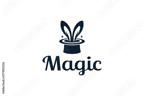 Rabbit Hat Magician Logo Design Inspiration.
