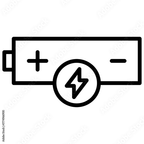Battery Outline Icon