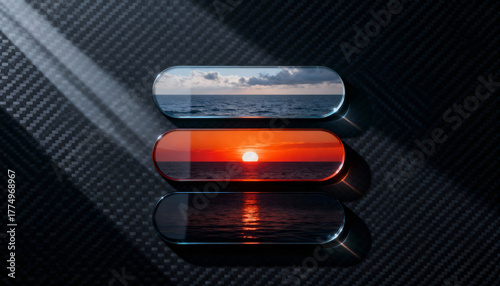 
A minimalistic modern digital composition