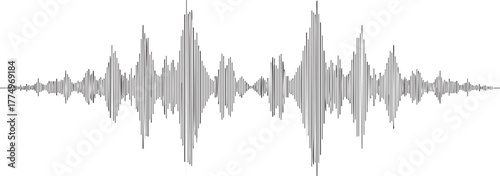 Detailed soundwave visualization for audio analysis and design projects