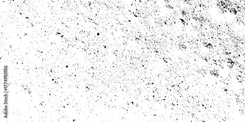 Distressed grain texture vector illustration dirt messy splash overlay and black and white  dot line grunge texture dust noise black and white texture vector. Distressed overlay texture,  Vector 
