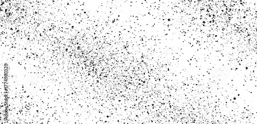 Speckle grain dot white paper noise texture with distress effect vector illustration pattern  Vector grunge plastisol texture. Distressed, cracked overlay for vintage effects.
