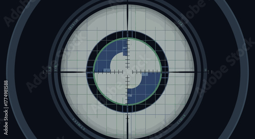 Crosshairs Target: Precision and Focus