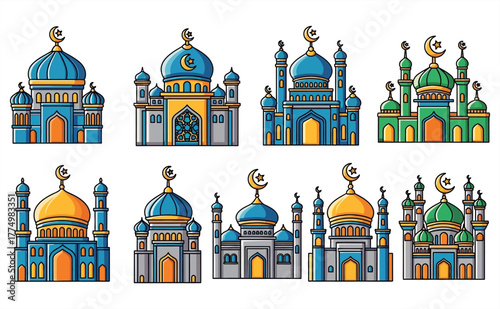 Canvas Print This is an icon of Muslim holiday celebrations