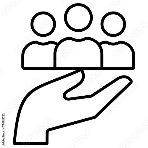 Inclusion Outline Icon