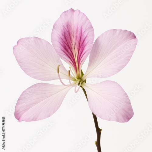 Bauhinia Flower Blossom on White Background