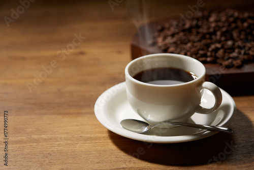 ホットコーヒー　イメージ