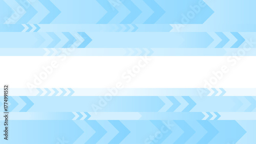 水色の矢印のストライプの上下フレーム