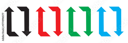 Retweet Arrow icon. Retweet symbol for your web site design, logo, app, UI.  Vector eps 10