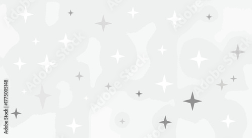 Aesthetic star field pattern in soft greyscale tones evokes dreamy atmosphere creating calmness