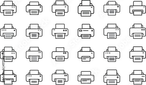 School and Science Education Line Icon Set – Modern STEM, Laboratory, E-learning, and Academic Tools Outline Vector Pack for Teachers, Students, and Online Course Illustrations