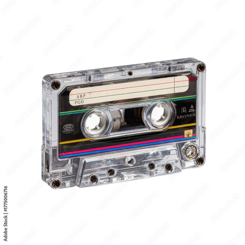 Obraz premium Transparent Cassette Tape