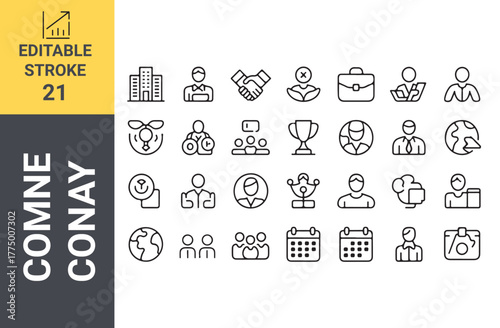 The collection of quantum computing solid icon vectors illustration,Cloud computing and data storage icon set