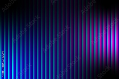 Abstract Vertical Stripes Gradient Blue Pink Neon Background