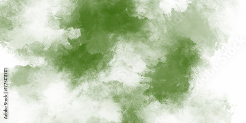 Abstract background of colorful liquid liner. Abstract texture of liquid acrylic. Macro mineral stone malachite on a white background