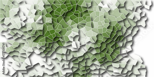 Abstract background of colorful liquid liner. Abstract texture of liquid acrylic. Macro mineral stone malachite on a white background