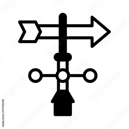 Weather vane icon