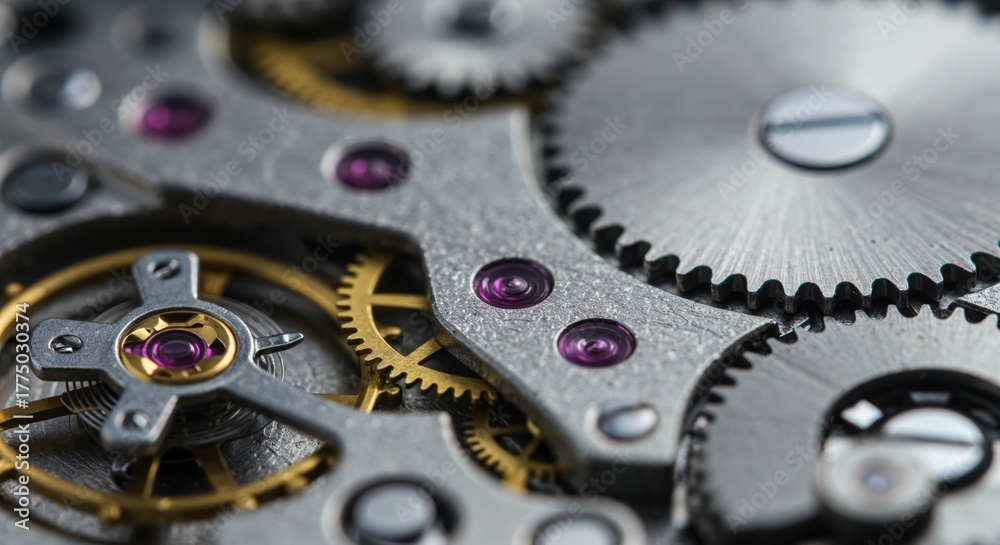 custom made wallpaper toronto digitalMechanical Marvel: An intricate view of clockwork gears and mechanisms, illustrating precision engineering. 