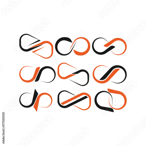 vector illustration of a set of icons