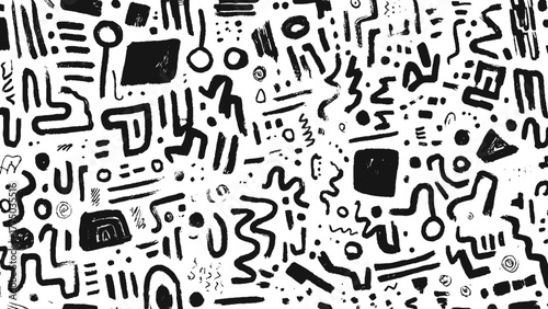 Line brush vector line  set. Hand drawn sketch doodle style, grunge style doodle design
