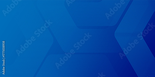 Abstract Hexagon Blue Tech Finance Fintech Background Abstract Pixel Pattern. Abstract Business Tech Simple Art Modern Abstract