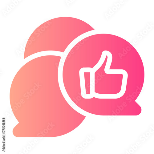 feedback gradient icon