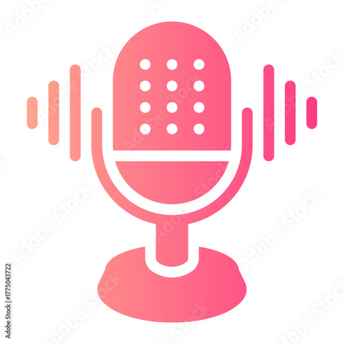 record gradient icon