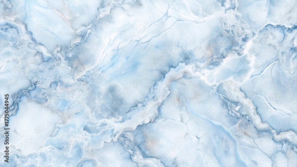 Obraz premium Abstract Light Blue Marble Texture Background, Ideal for Design Projects and Artistic Applications