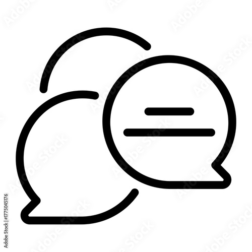 chatting line icon