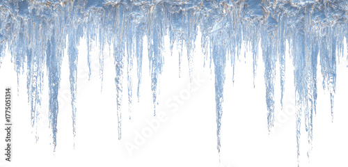 Icy icicles winter frozen cold ice hanging sharp frost